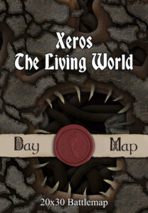 Xeros, the Living World - 40x30 DnD Battlemap