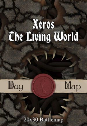 Xeros, the Living World - 40x30 DnD Battlemap