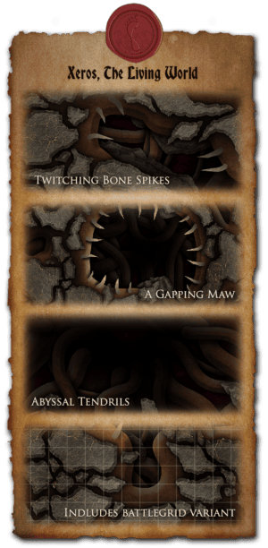 40×30 Battlemap – Xeros, the Living World