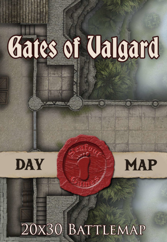 Gates of Valgard 30x20 DnD Battlemap