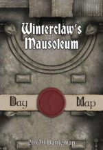 Winterclaw’s Mausoleum 30x20 Battlemap