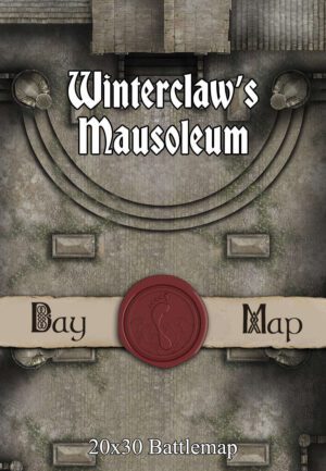 Winterclaw’s Mausoleum 30x20 Battlemap
