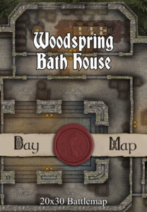 Woodspring Bath House 30x20 Battlemap
