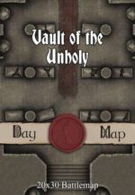 Vault of the Unholy 30x20 TTRPG Battlemap