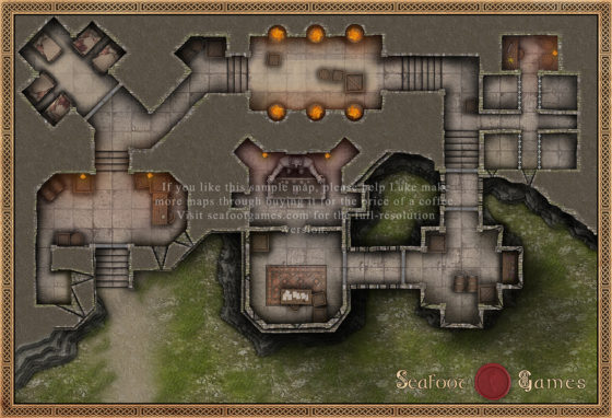 Grumgar Hold 30x20 DnD Battlemap - Image 2