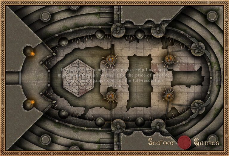 Horrible Halloween - 41 Battlemaps for Scary Sessions for $8