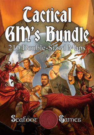 Tactical GM's DnD Battlemap Bundle - 210 Large 40x30” Realistic  Fantasy BattleMmps