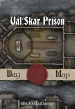 Val’Skar Prison - 40x30 Battlemap
