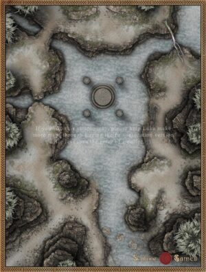 40x30 Battlemap - Zebutap’s Frozen Steps Sample Map