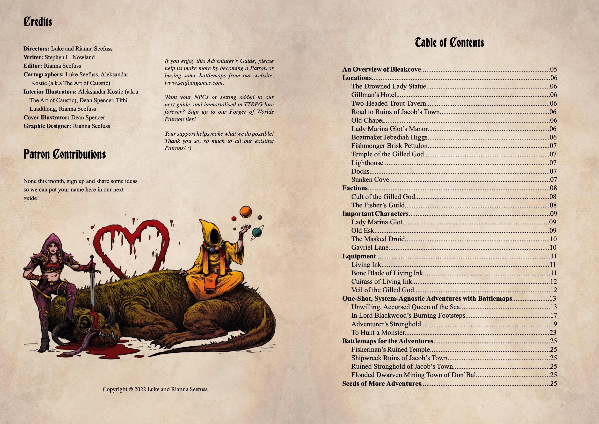 Bleakcove Campaign Sourcebook with Foundry VTT Ready & Printable DnD Battlemaps (System Agnostic) - Image 3