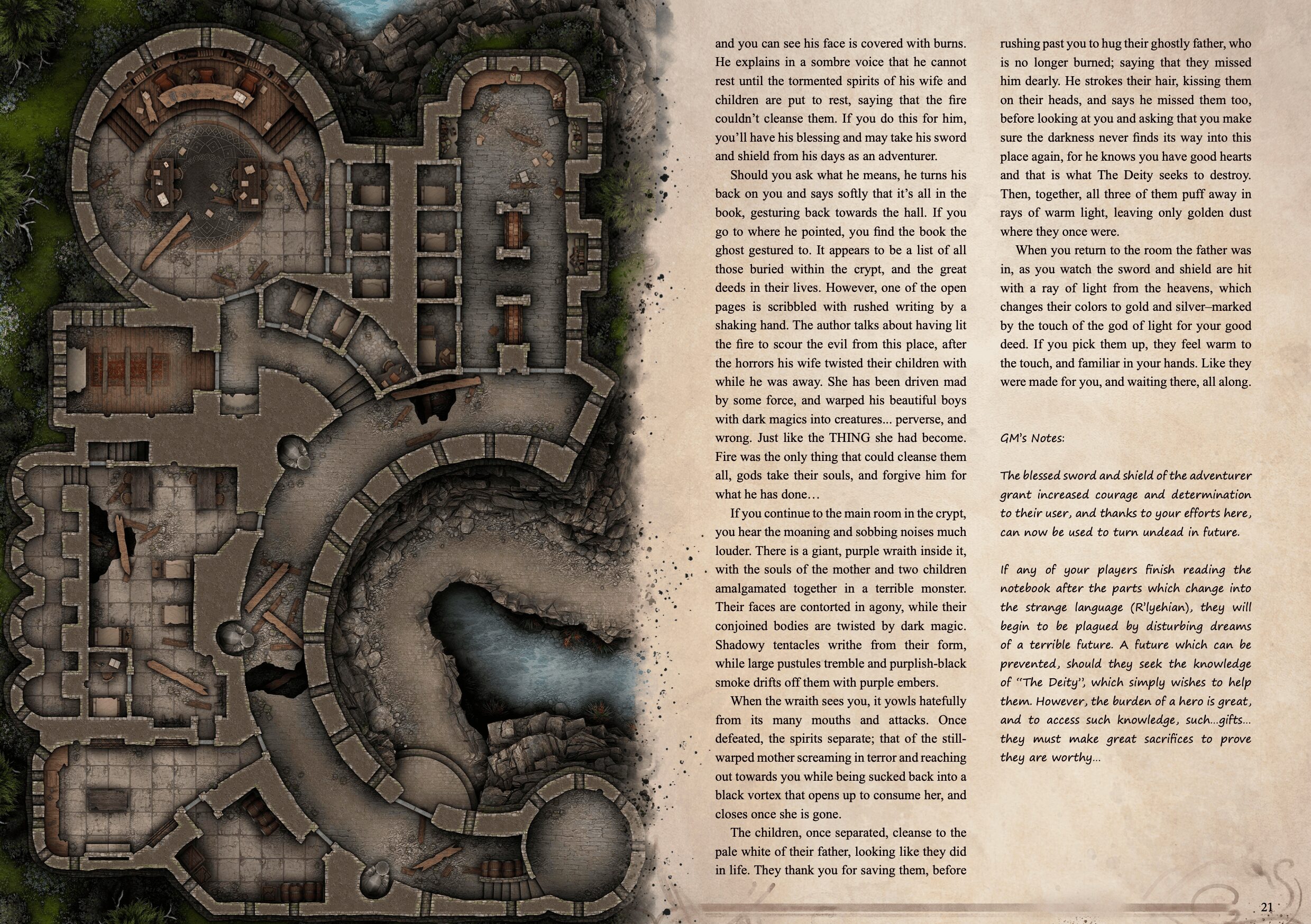 Bleakcove Campaign Sourcebook with Foundry VTT Ready & Printable DnD Battlemaps (System Agnostic) - Image 9