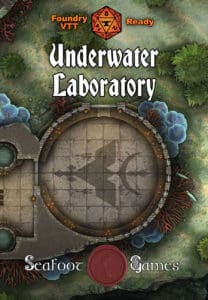 Underwater Laboratory 40x30 DnD Battlemap with Adventure (FoundryVTT Ready!)