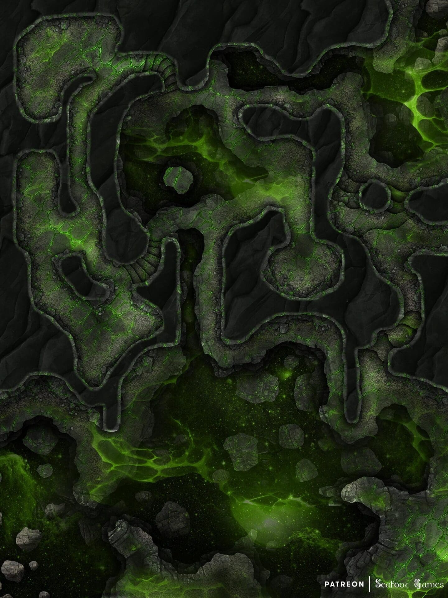 The Twisting Fel Free 40x30 Battlemap & Adventure
