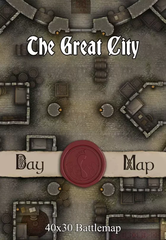 The Great City TTRPG Battlemap Cover