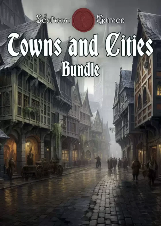 Towns and Cities Battlemap Bundle - 20 Maps for $6.87