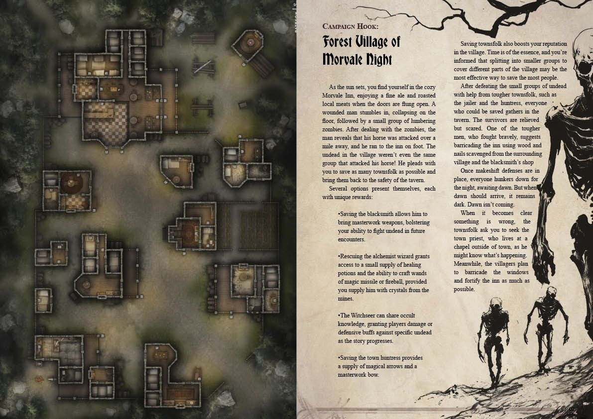 Night of the Living Dead Campaign Sourcebook with Foundry VTT Ready & Printable Battlemaps (System Agnostic) - Image 3