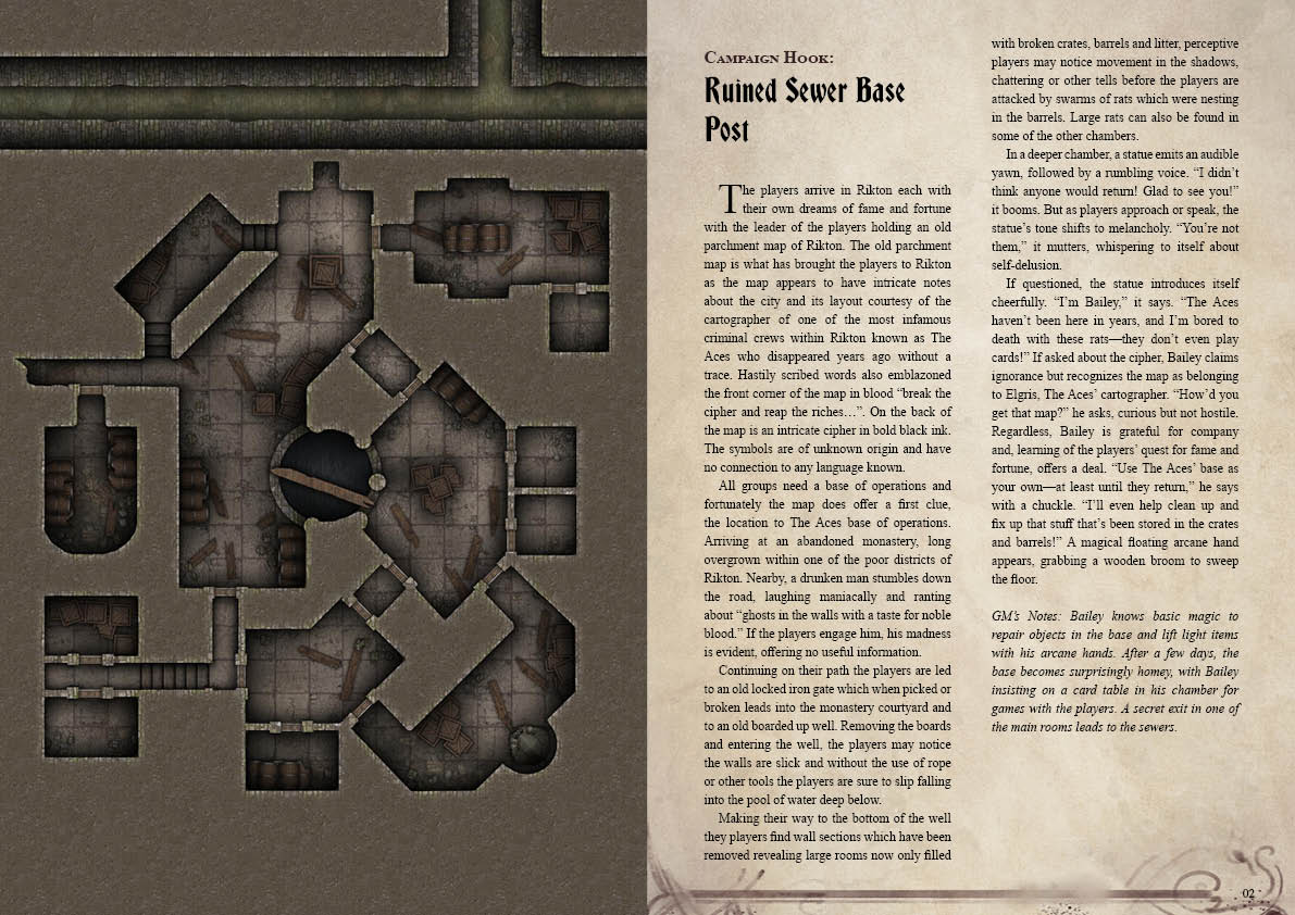 Shadows of Rikton Campaign Sourcebook with Foundry VTT Ready & Printable Battlemaps (System Agnostic) - Image 11