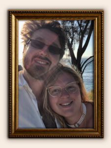 a picture of Luke and Rianna Seefuss, the co founders of Seafoot Games